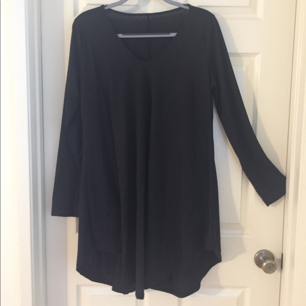 Black swing dress